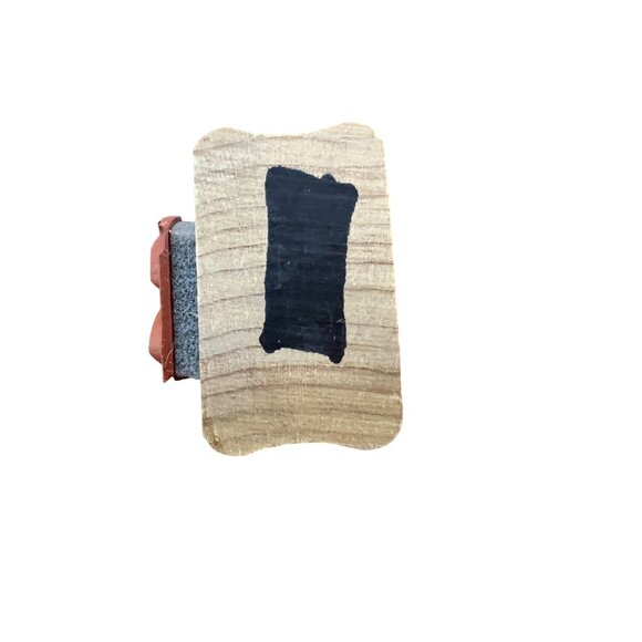 Stampin Up! 1998 Vintage Wood Mounted Rubber Stamp Witches Hat - Picture 4 of 4